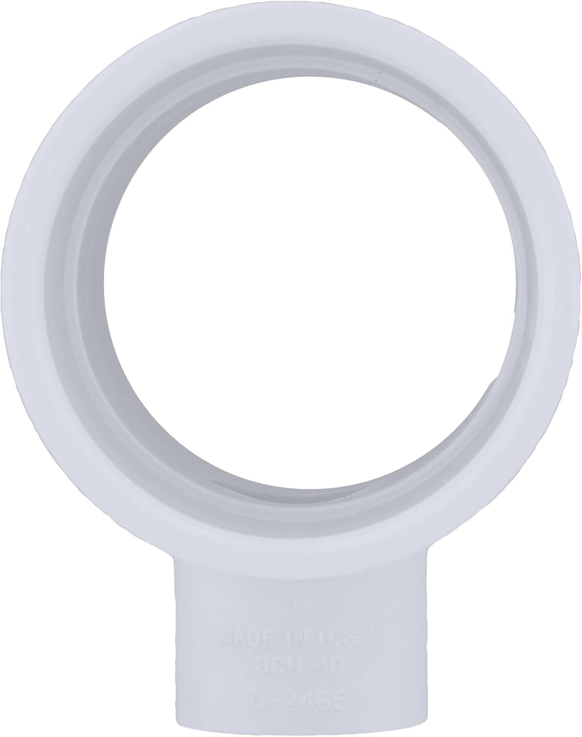 Charlotte Pipe Schedule 40 PVC Reducing Tee, 1 1/2-In Socket x 1 1/2-In Socket x 1/2-In Socket