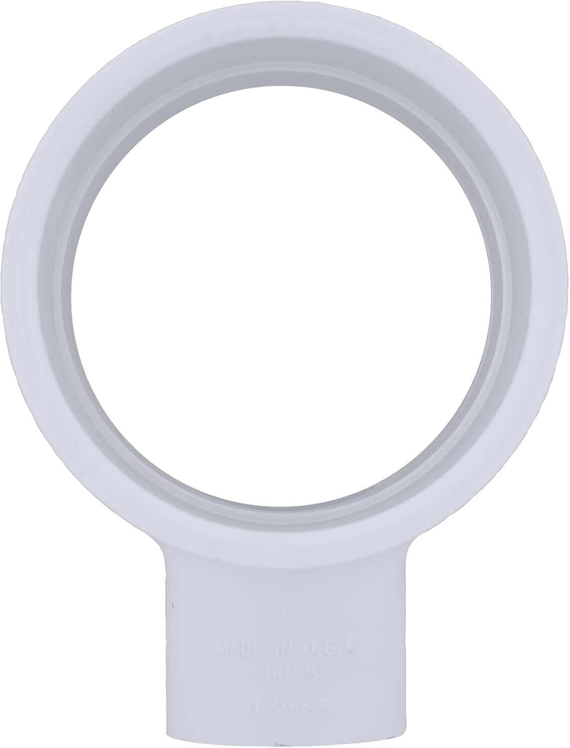 Charlotte Pipe Schedule 40 PVC Reducing Tee, 2-In Slip x 2-In Slip x 3/4-In Slip