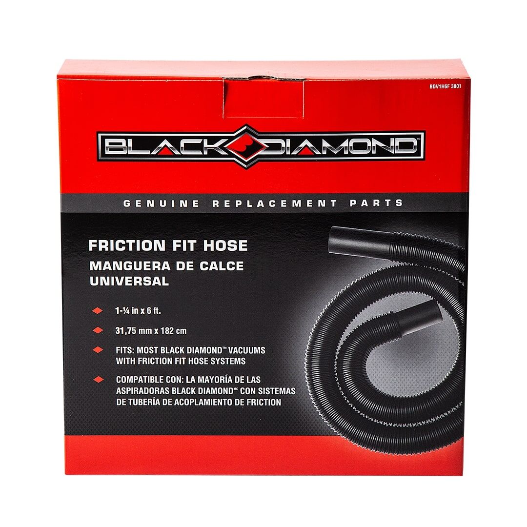 Black Diamond Universal Friction Fit Hose, 1 1/4-In x 6-Ft