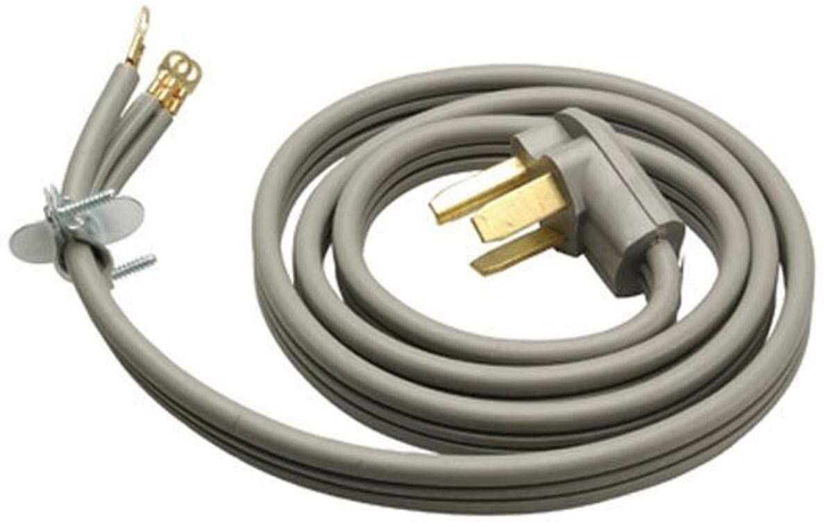 Master Electrician Gray Flat Dryer Cord, 4-Ft 10/3 SRDT