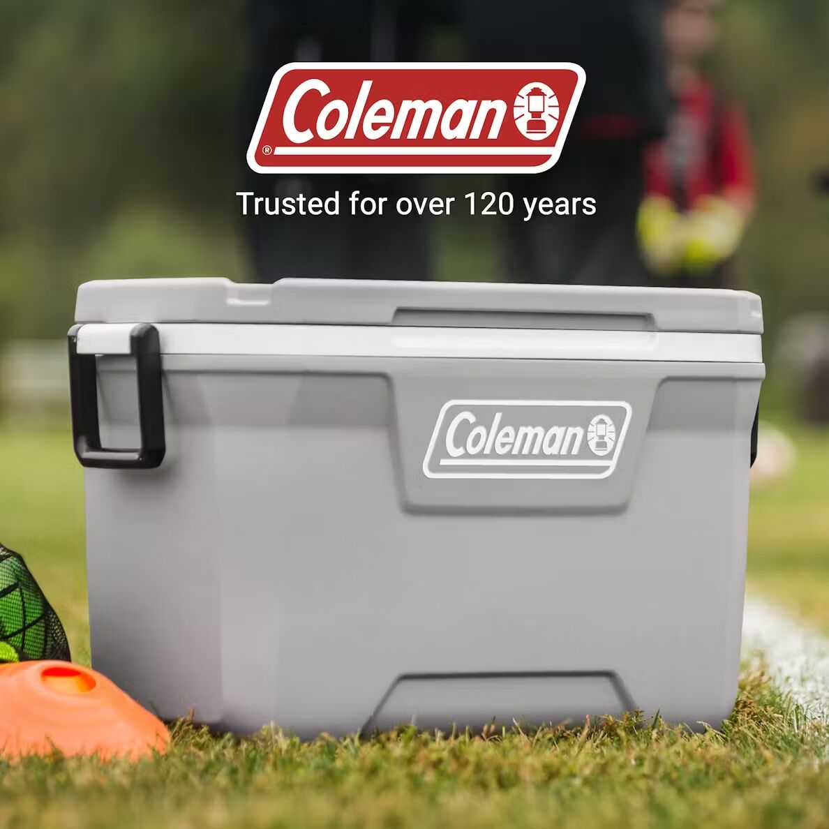 Coleman Classic Series Gray Hard Cooler, 52-Qt