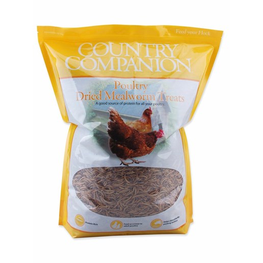 Country Companion Dried Mealworms, 30-Oz