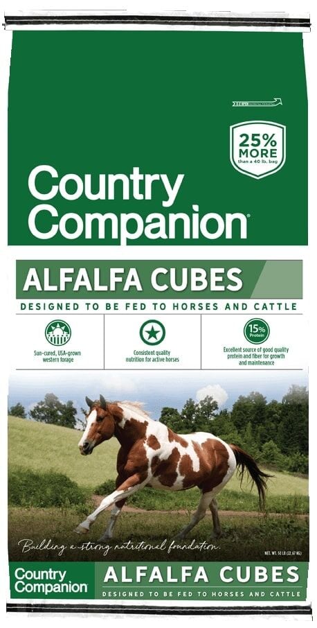 Country Companion Alfalfa Cubes, 50-Lb