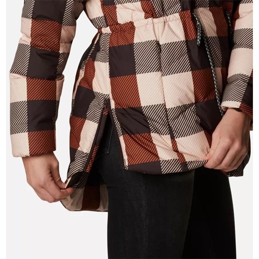 Columbia Women's Icy Heights™ II Down Novelty Jacket in Warm Copper Check Multi