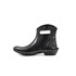 Women's Glitter Ankle Rain Boots in Black