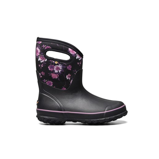 Women's Classic Mid Painterly Farm Boots in Black