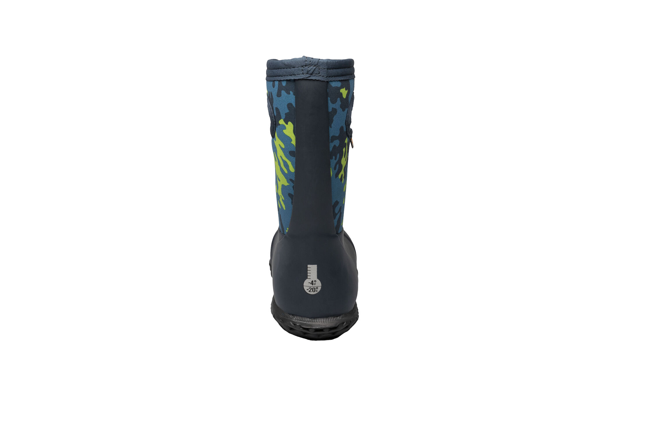 Kid's York Neo Camo Rain Boots in Blue 