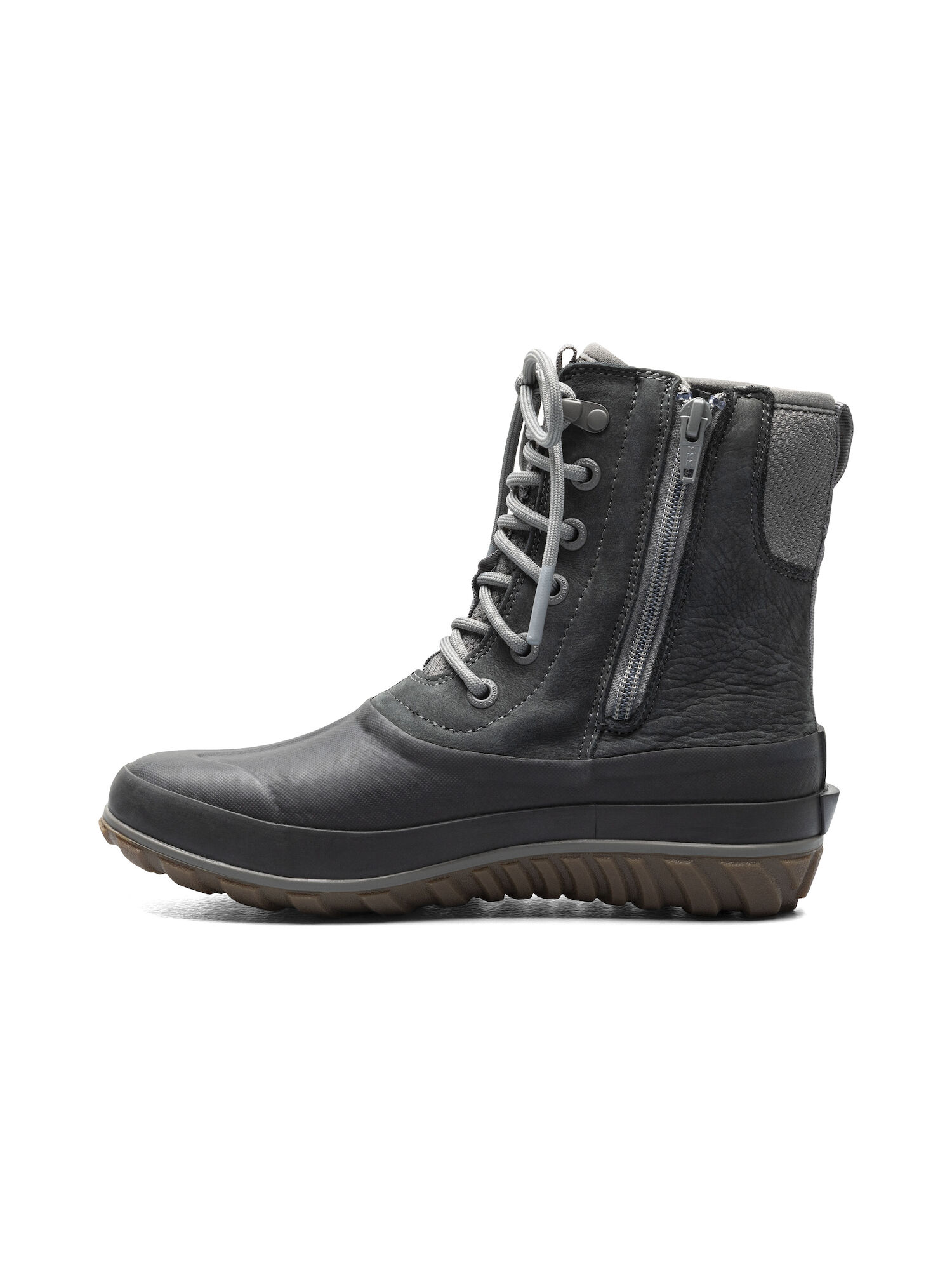 Bogs Women's Classic Casual Tall Lace Leather Casual Boots