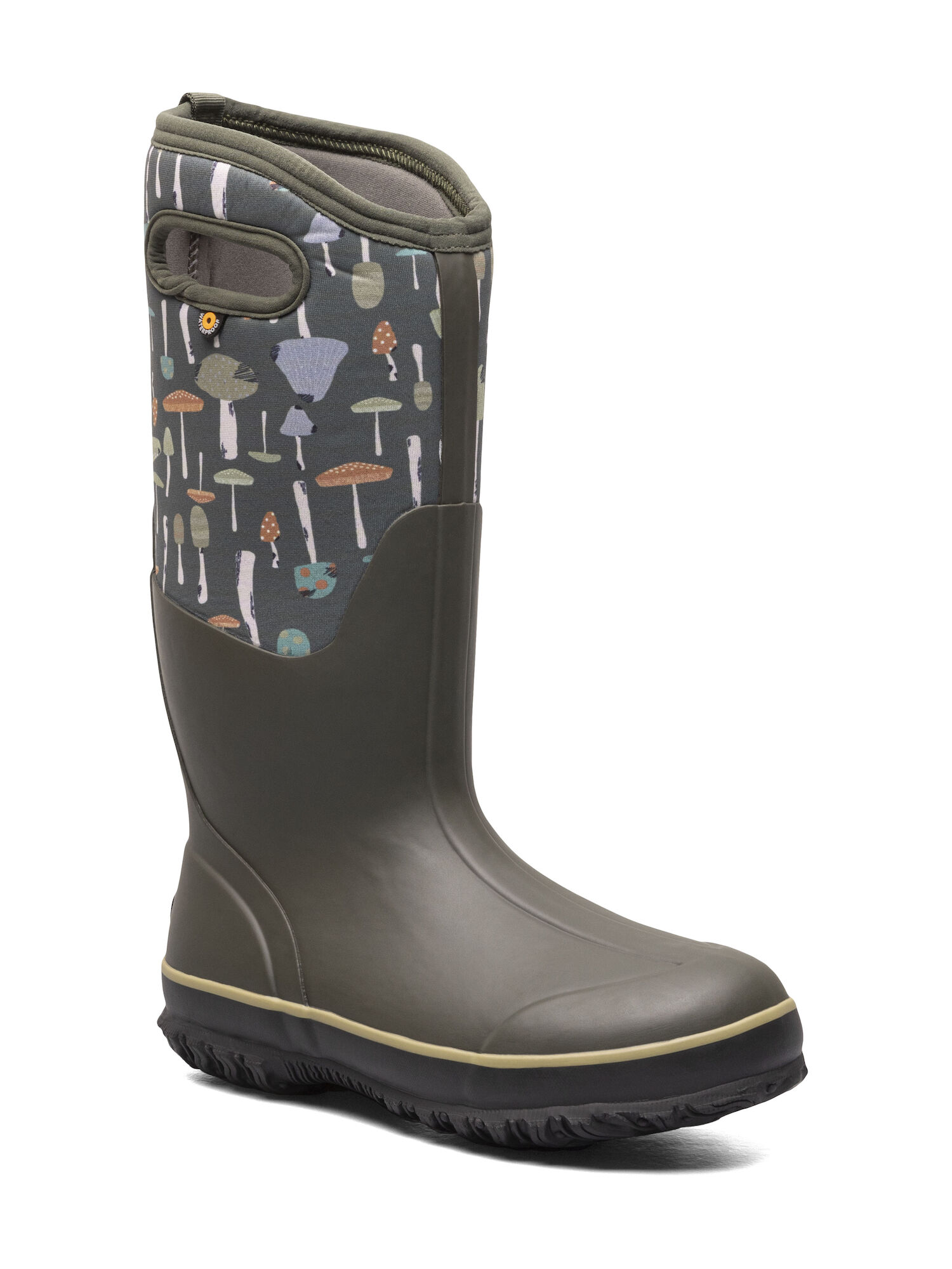 Women's Classic Tall Mushroom Farm Boots in Dark Green 