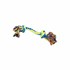 Rascals 12-In 2 Knot Rope Tug Dog Toy in Yellow
