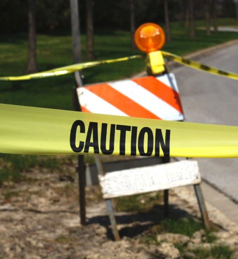 C.H. Hanson Caution Barricade Tape, 2-mil x 3-In, x 300-Ft