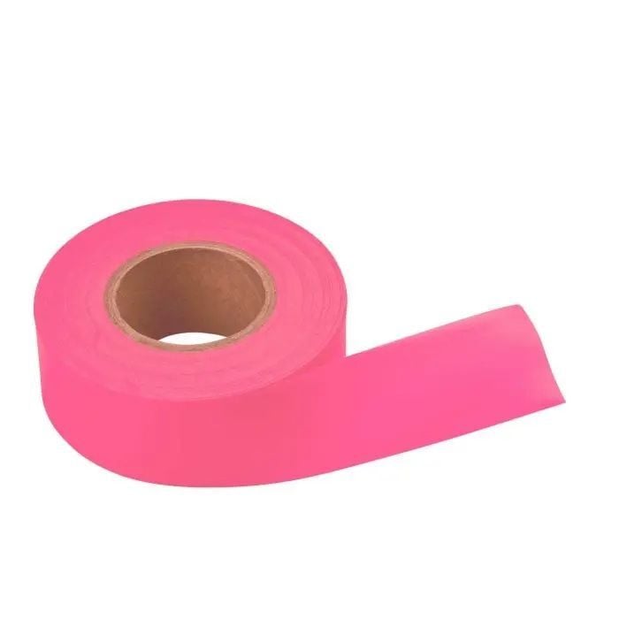 C.H. Hanson Flag Tape Pink Fluorescent, 150-Ft x 3/16-In