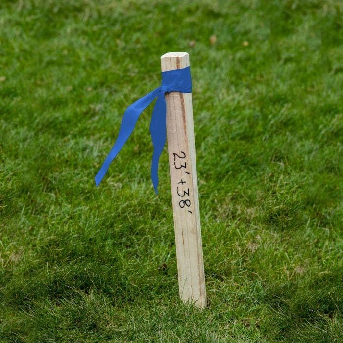 C. H. Hanson Blue Flag Tape, 300-Ft X 1 3/16-In X 2-Mil, 12-Pk