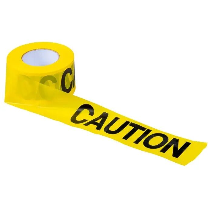C.H. Hanson Yellow CAUTION Barricade Tape 1000-Ft X 3-In X 1.5Mil