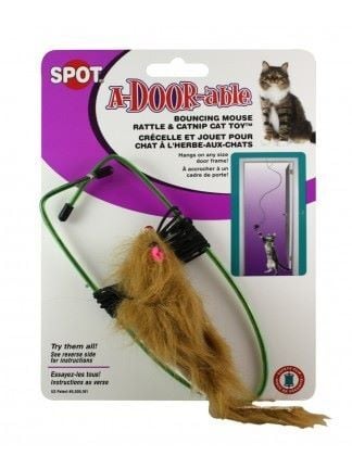 SPOT A-Door-Able Plush Mouse Cat Toy
