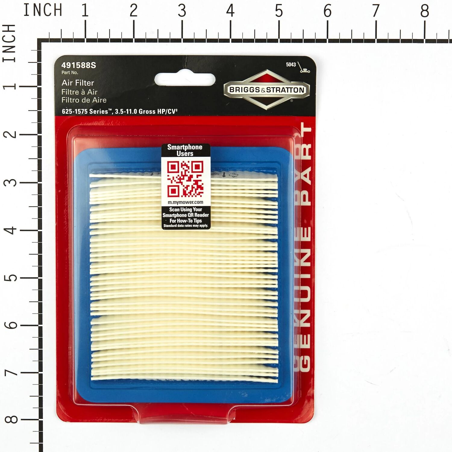 Air Filter (491588S Diy Package)