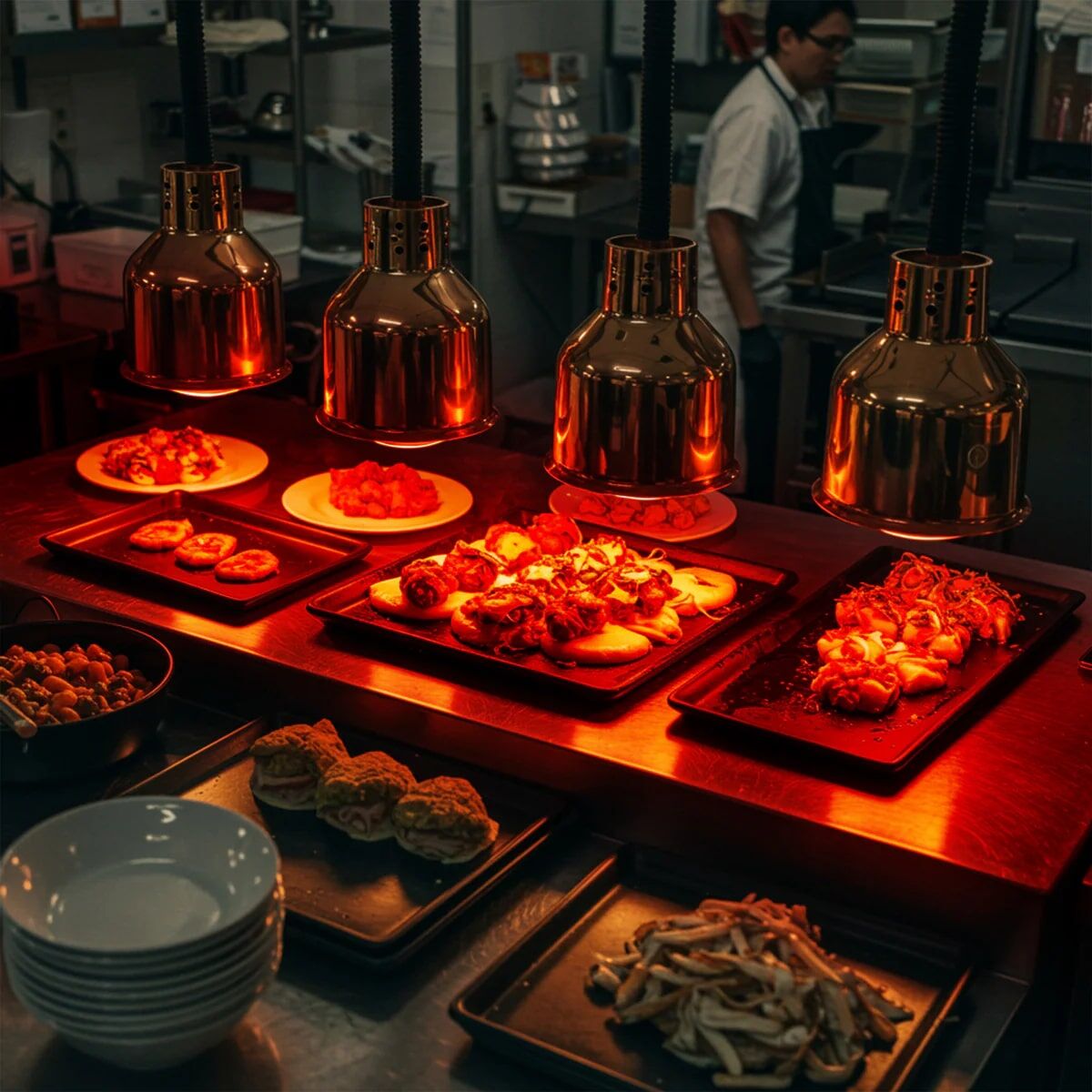 Feit Electric Red BR40 Dimmable Incandescent Heat Lamp Reflector, 250-W