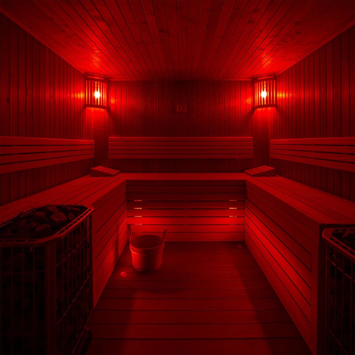 Feit Electric Red BR40 Dimmable Incandescent Heat Lamp Reflector, 250-W