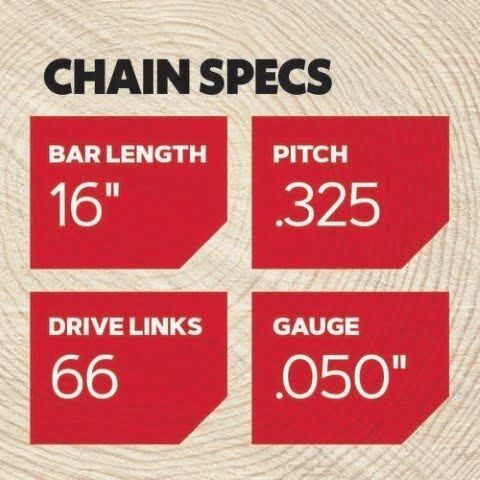 Oregon SpeedCut Saw Chain, 16-In Bar, 66 Drive Links