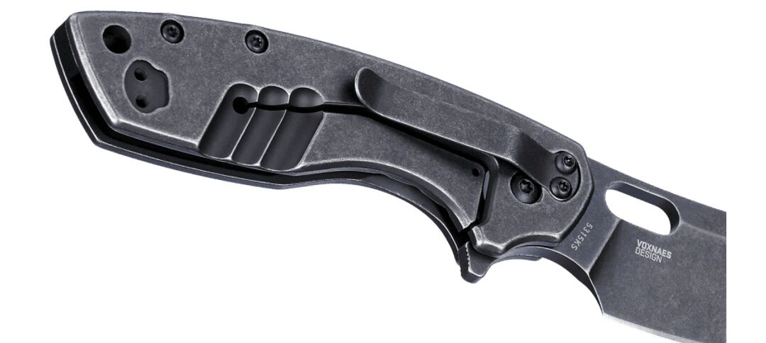 CRKT Pilar Large Black Frame Lock Folding Pocket Knife