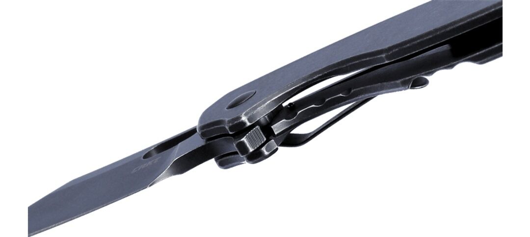 CRKT Pilar Large Black Frame Lock Folding Pocket Knife