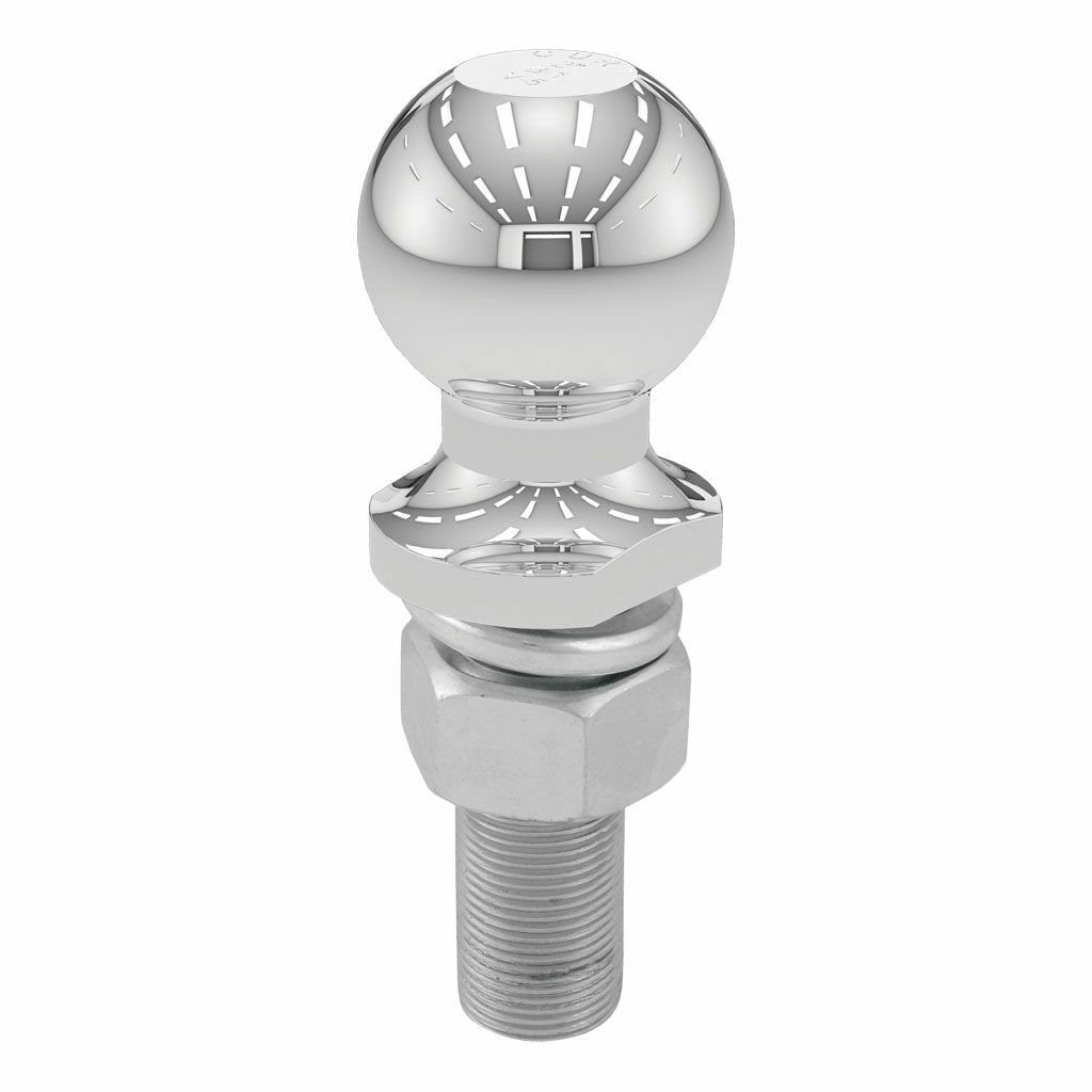 2" Trailer Ball (1" X 3" Shank, 6,000 Lbs., Chrome)