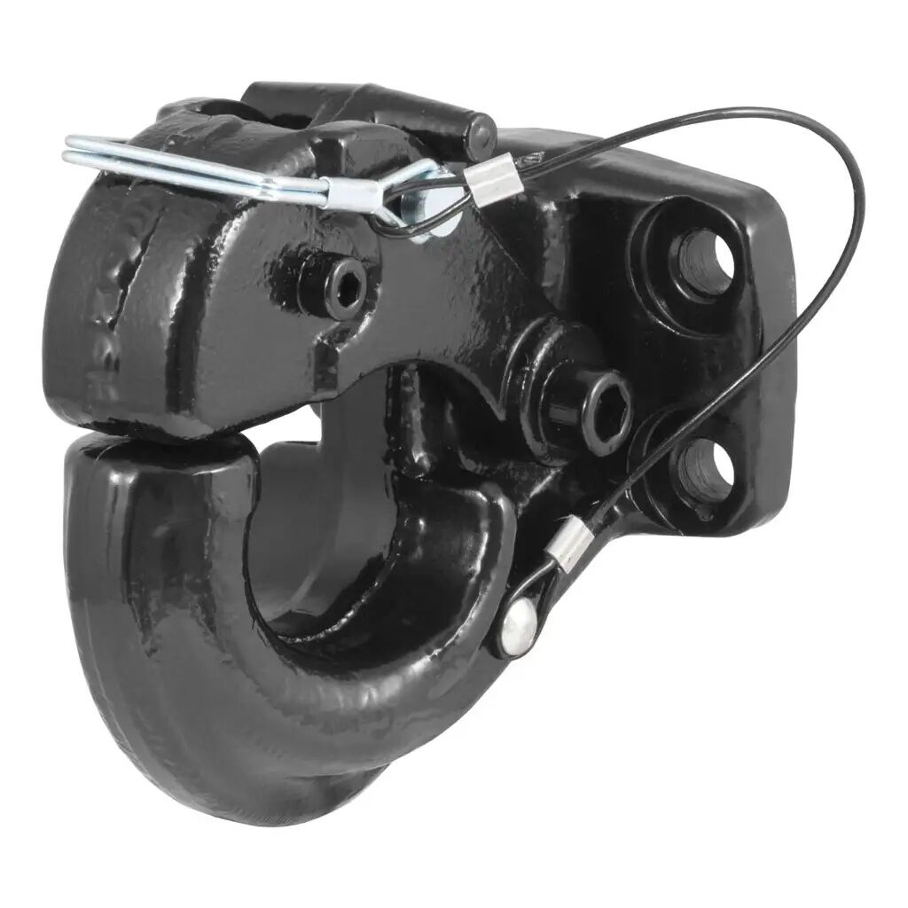 Curt Pintle Hook, 2 1/2 in. Or 3 in. Lunette Rings, 30,000 lb.
