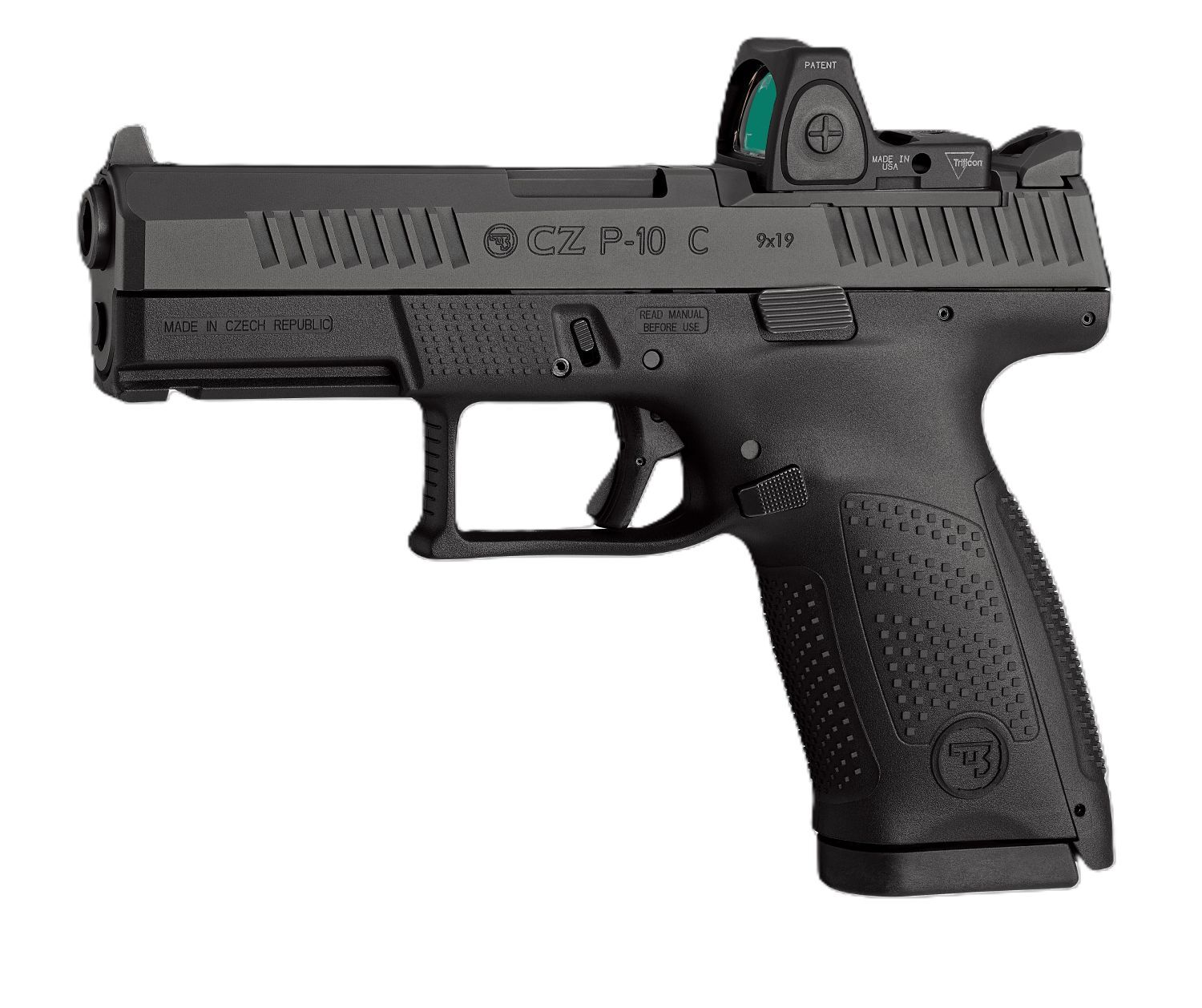 CZ P-10 C 9mm Compact Optics Ready Pistol, 10-Rd