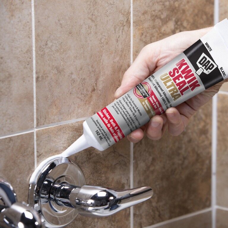 DAP Gloss White Kwik Seal Ultra Advanced Kitchen & Bath Sealant, 5.5-Oz