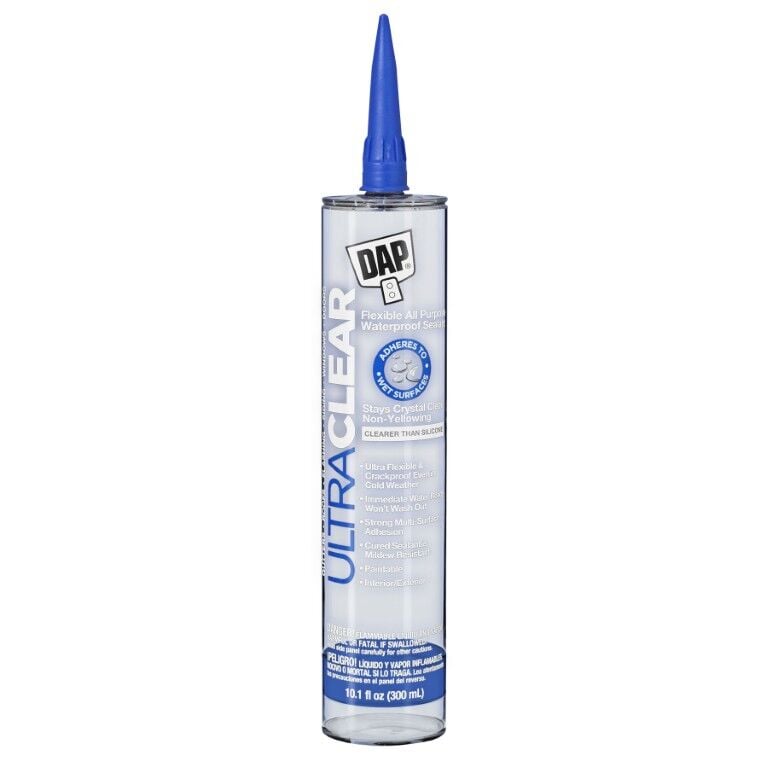DAP Ultra Clear All Purpose Crystal Clear Sealant, 10.1-Oz