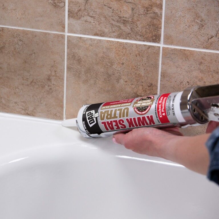 DAP Clear Kwik Seal Ultra Advanced Kitchen & Bath Sealant, 5.5-Oz