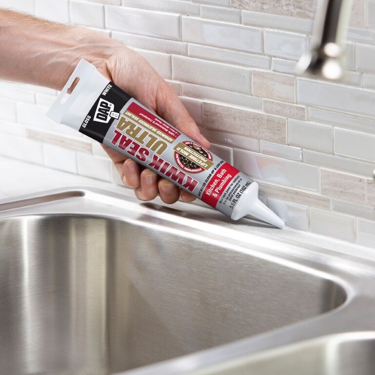 DAP Clear Kwik Seal Ultra Advanced Kitchen & Bath Sealant, 5.5-Oz