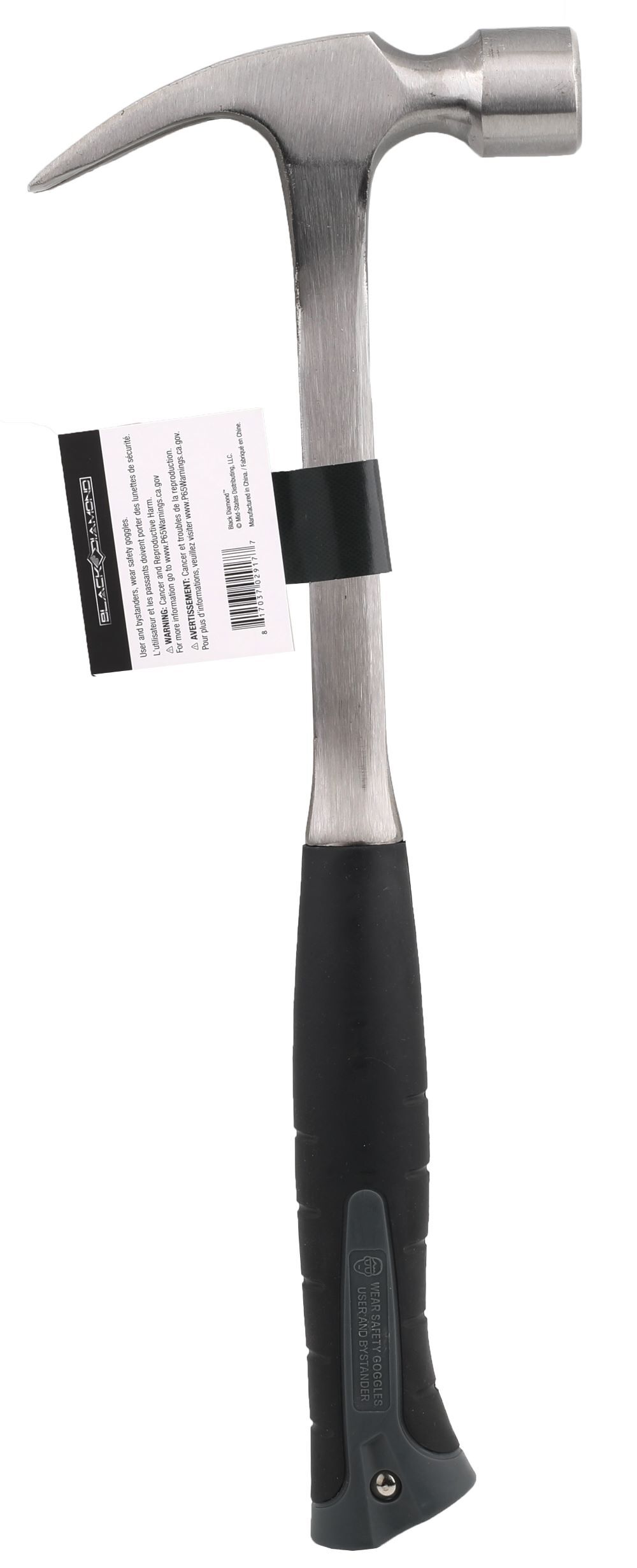 Black Diamond Framing Hammer with Steel Handle, 22-Oz