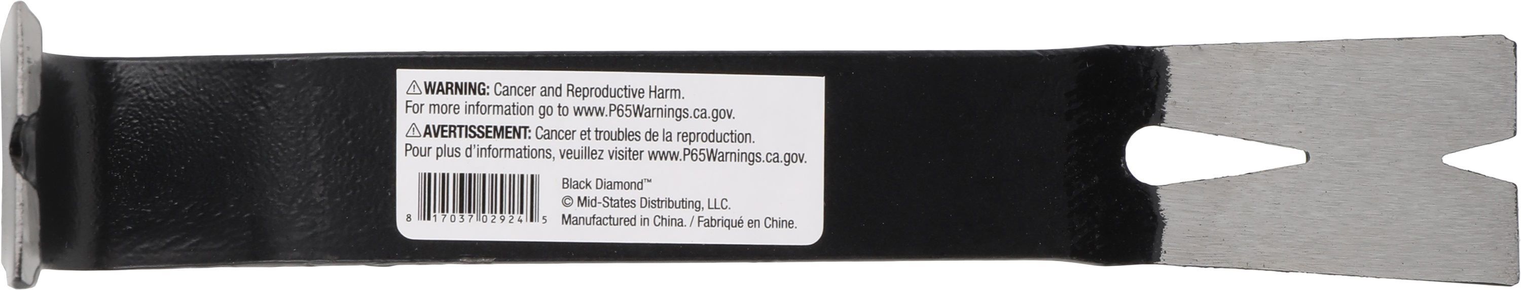 Black Diamond Flat Pry Bar, 7.5-In