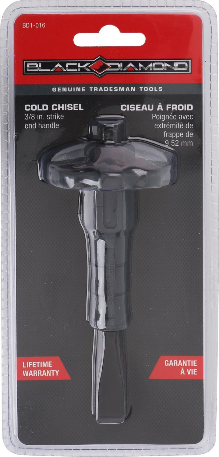Black Diamond Cold Chisel with Ergo Grip Handle, 3/8-In
