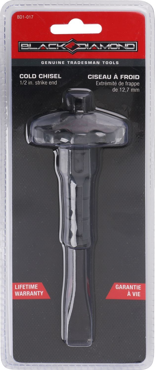 Black Diamond Cold Chisel with Ergo Grip Handle, 1/2-In