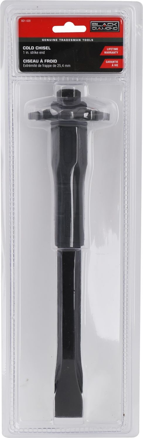 Black Diamond Cold Chisel with Ergo Grip Handle, 1-In