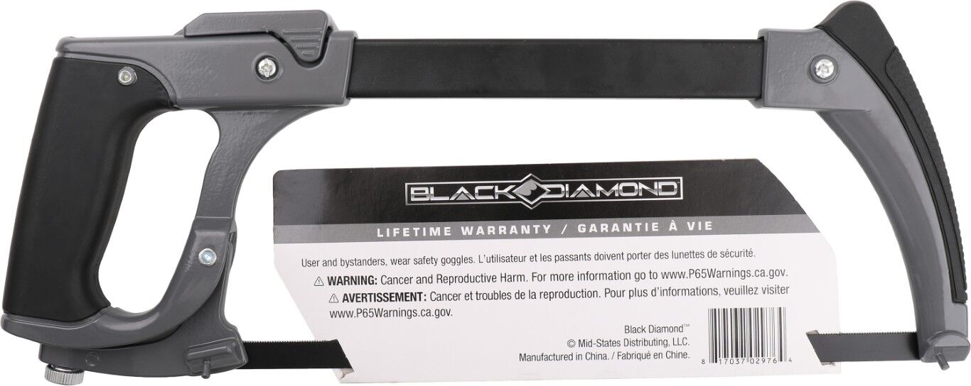 Black Diamond Hacksaw Bi-Metal Blade, 12-In