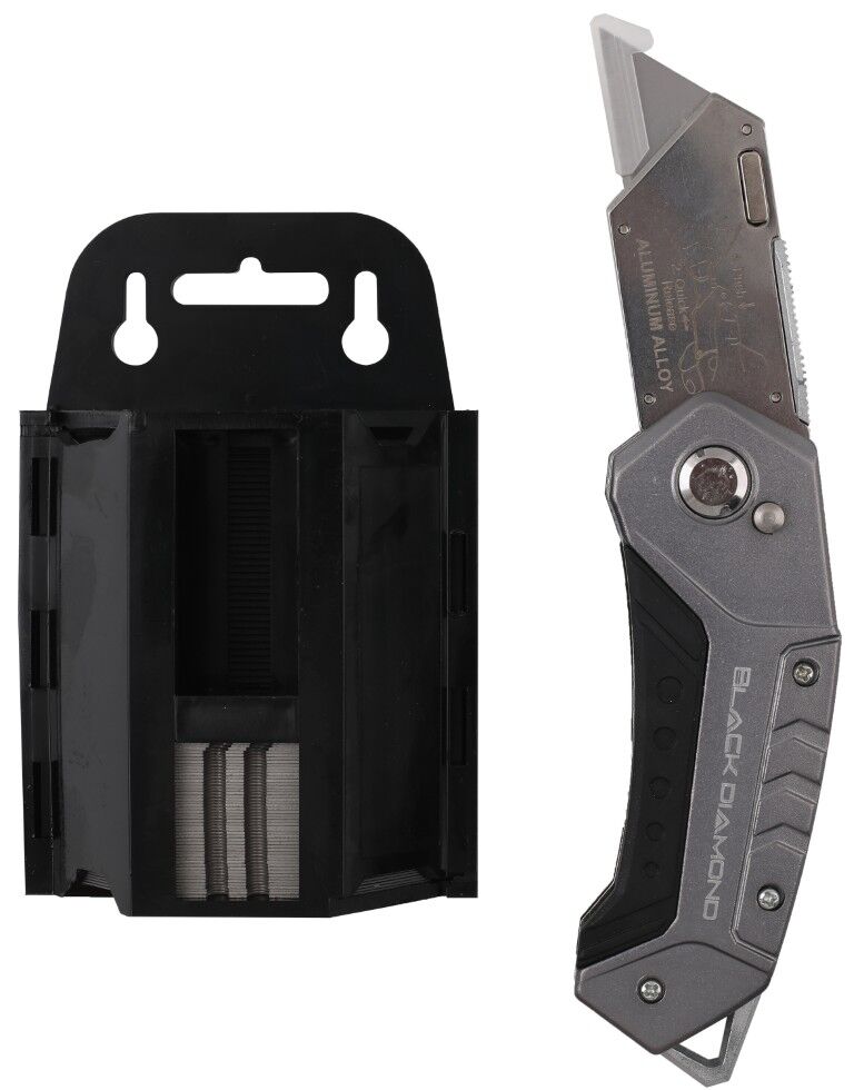 Black Diamond Folding Utility Knife With 50-Blades