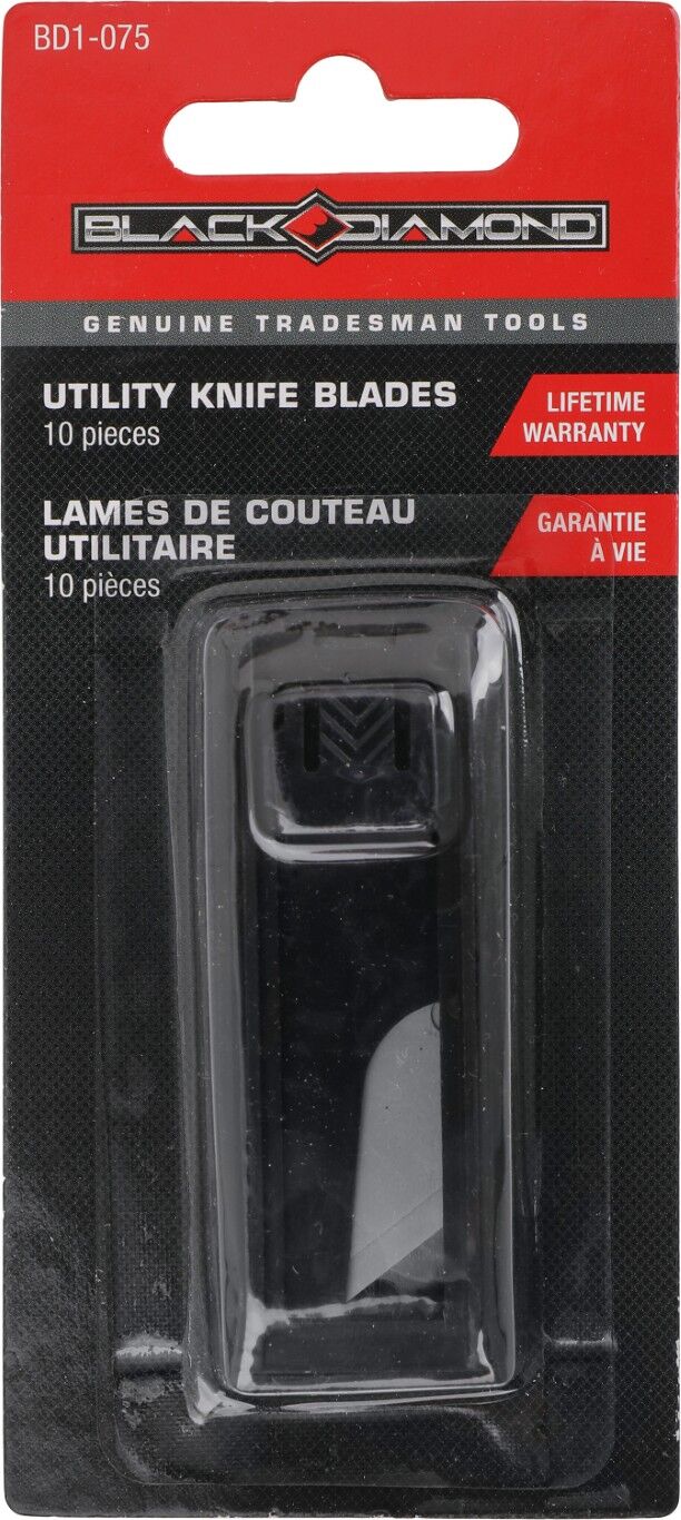 Black Diamond Utility Knife Blades, 10-Pc