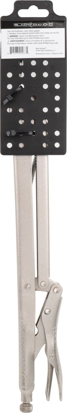 Black Diamond Long Nose Locking Pliers, 15-In