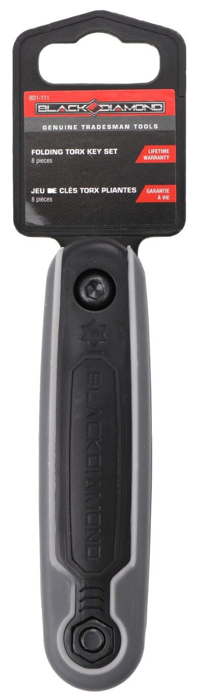 Black Diamond Folding Torx Key Set, 8-Pc