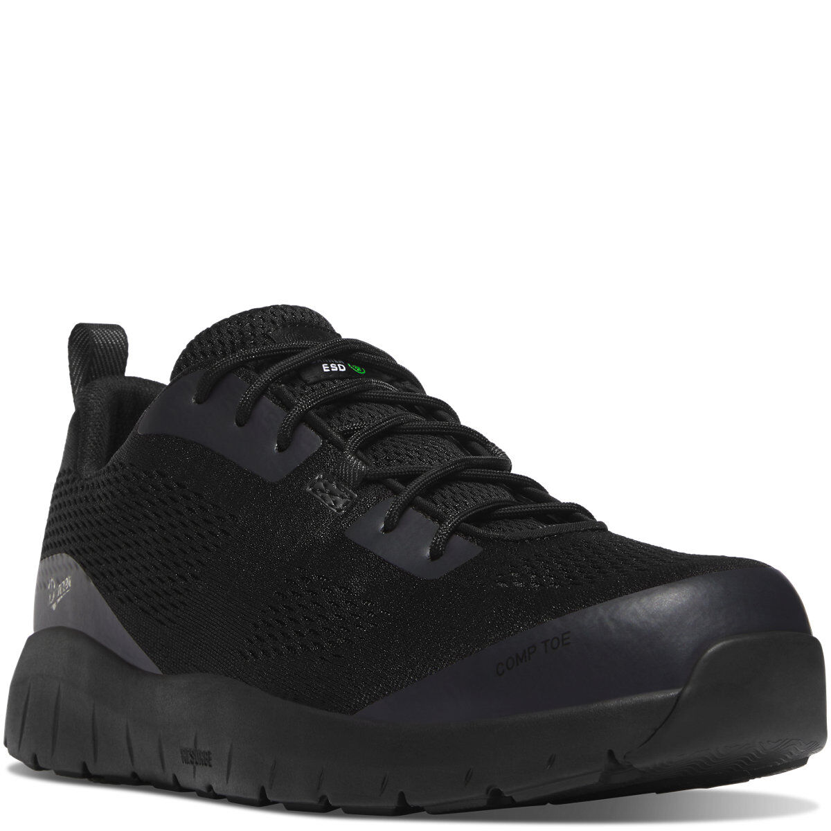 Danner Men's Run Time 3 ESD Composite Toe Shoe in Black