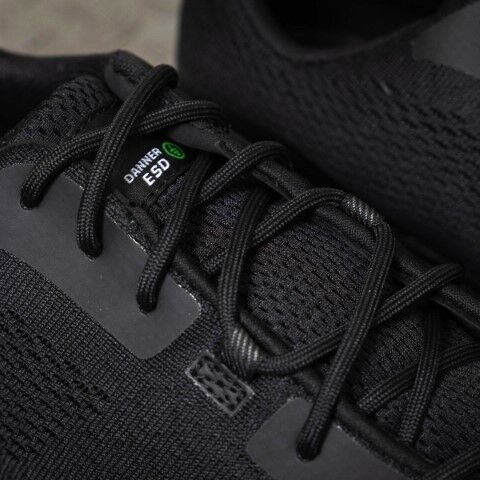 Danner Men's Run Time 3 ESD Composite Toe Shoe in Black