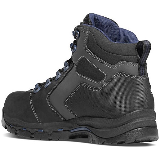 Danner Men's Black 4.5" Vicious Plain Toe Work Boot 