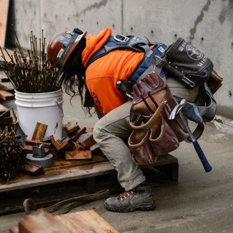 Danner Women's Vicious 4-In Work Boot in Brown
