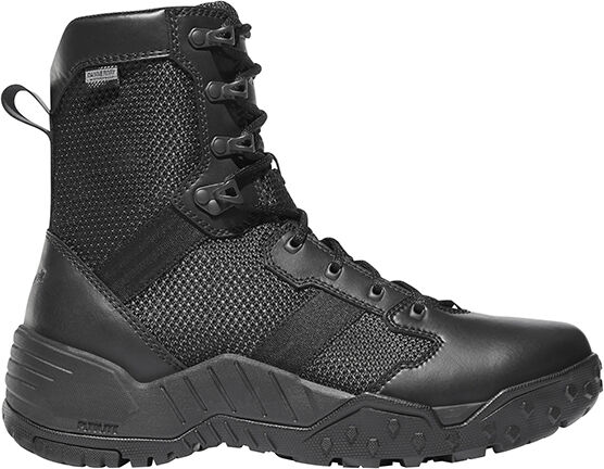 Danner Men's Black Scorch Side-Zip Plain Toe Work Boot 