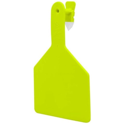 Z1 No-Snag-Tags™ Blank Cow Tags Chartreuse, 25-Ct