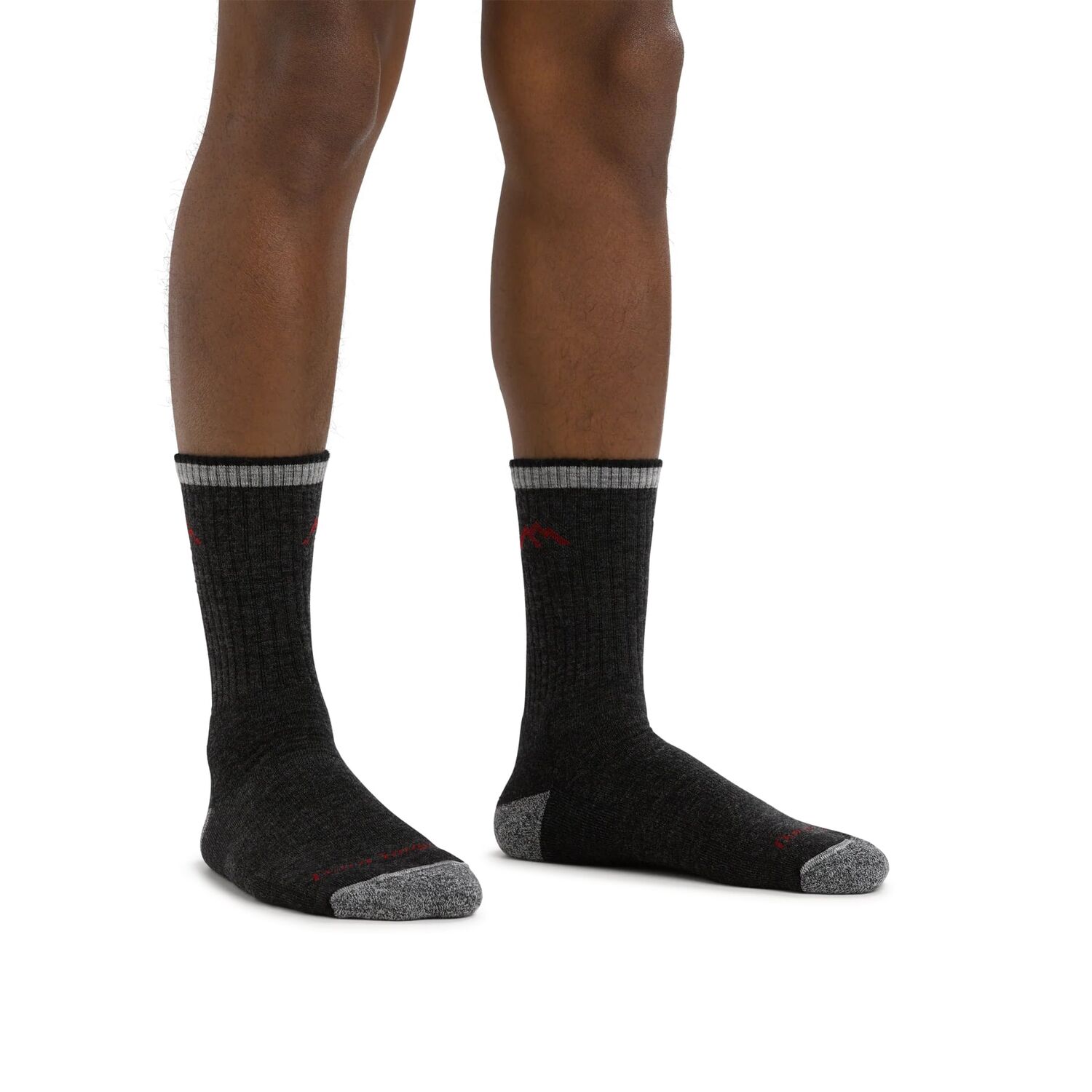 Darn Tough Men's Hiker Micro Crew Midweight Hiking Sock in Black