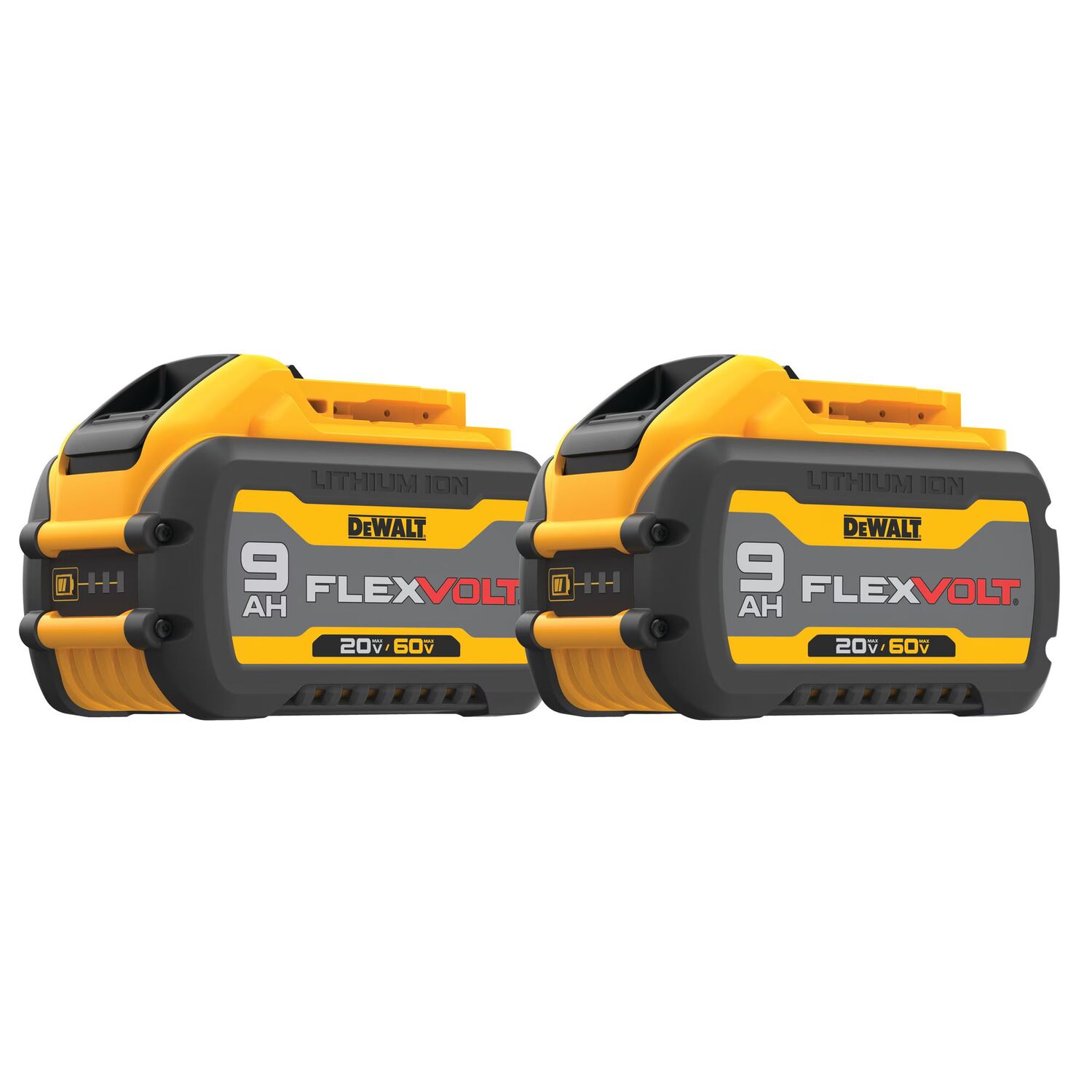 DEWALT 20-V/ 60-V Max FlexVolt Battery, 9-Ah, 2-Pk